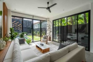 Villa Kessara Tumbak Bayuh enclosed living room