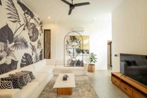 Villa Kessara Tumbak Bayuh upstairs TV room