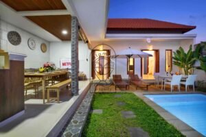 monthly villa for rent in Umalas swimming pool