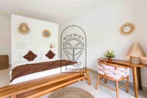 bedroom modern villa Umalas Bali interior