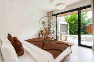 bedroom modern villa Umalas Bali interior