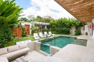 Bali villa pool and garden design