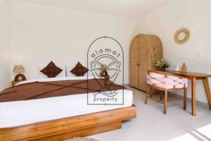 bedroom modern villa Umalas Bali interior