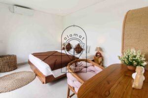 bedroom modern villa Umalas Bali interior