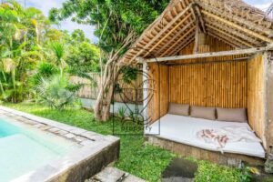 Villa Limasari tropical pool view in Umalas Bali