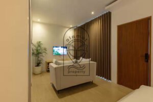 Elegant bedroom design in Canggu villa