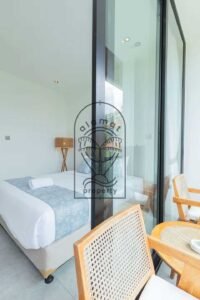 Private balcony at Villa Kaishi Bali