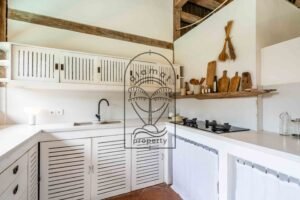 tropical kitchen in Villa Limasari