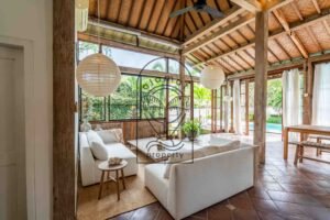 Traditional limasan architecture villa in Bali