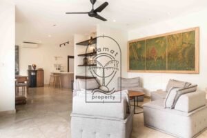 comfortable living room in villa Aruna Sari Bali