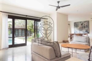 Bright living room in villa Aruna Sari Bali