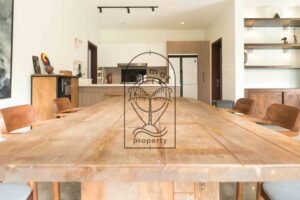 Family time friendly dining room of Villa Aruna Sari Bali