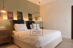 Nightlights in design bedroom of Villa Aruna Sari Bali