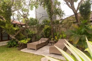 transats in Villa Aruna Sari's Garden